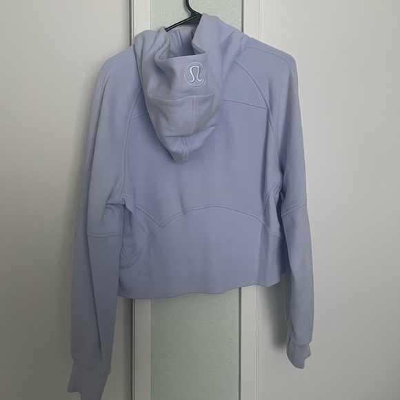 Lululemon Scuba Oversized Half-Zip Hoodie in Pastel Blue - Picture 2 of 4